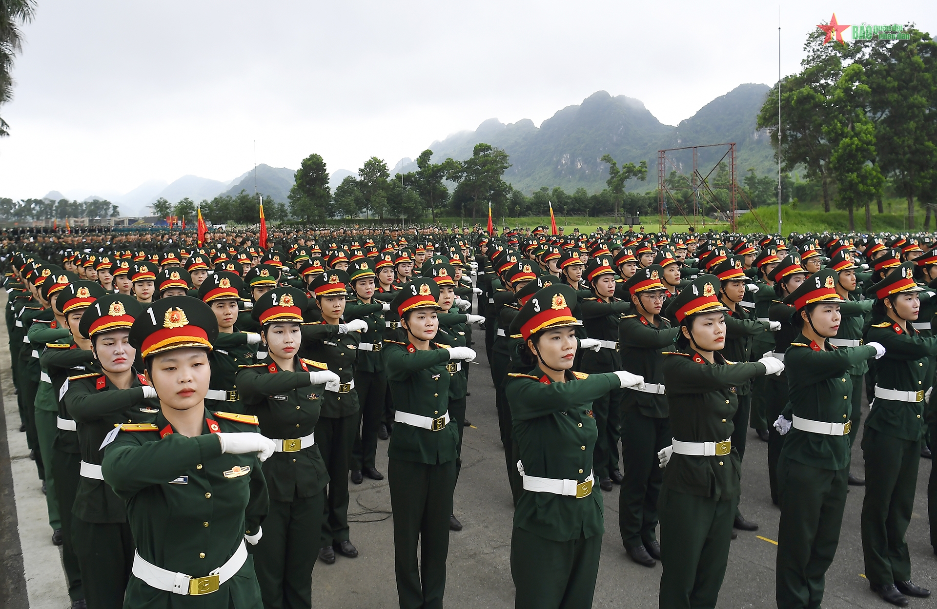 Các khối diễu binh, diễu hành trong nhiệm vụ A80 hợp luyện lần thứ nhất- Ảnh 3.