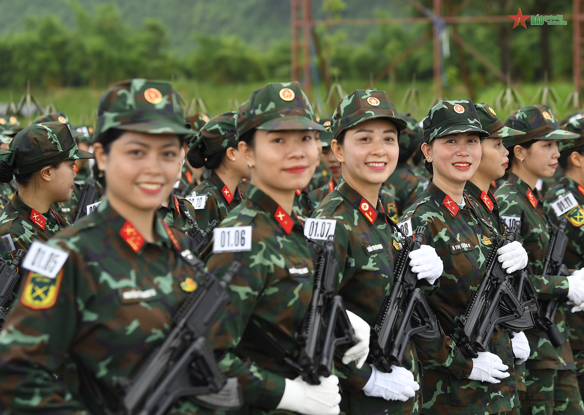 Các khối diễu binh, diễu hành trong nhiệm vụ A80 hợp luyện lần thứ nhất- Ảnh 13.