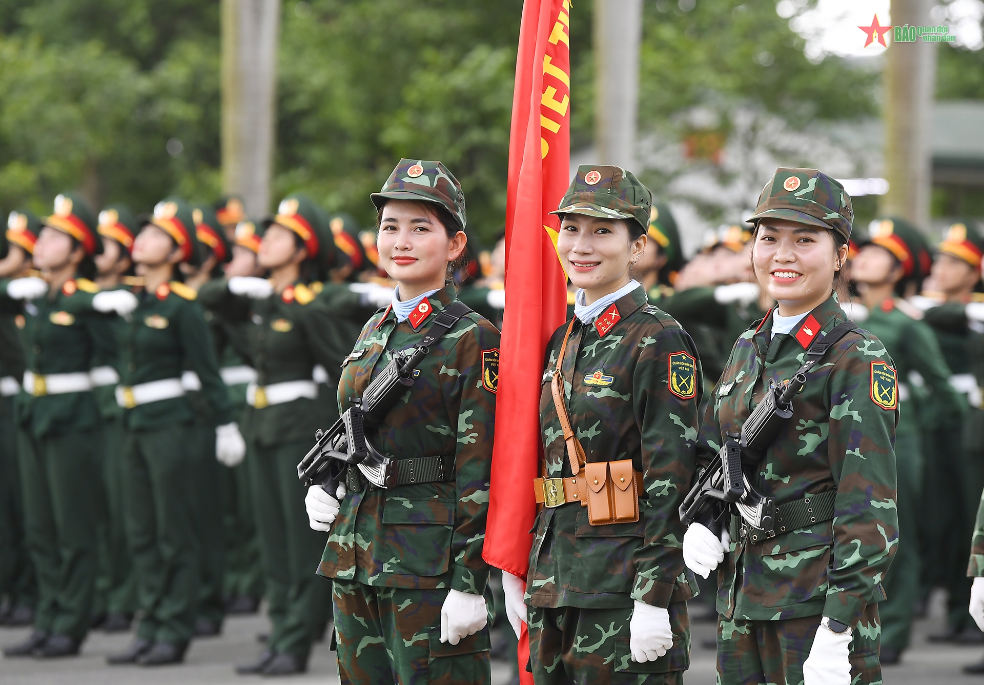 Các khối diễu binh, diễu hành trong nhiệm vụ A80 hợp luyện lần thứ nhất- Ảnh 11.