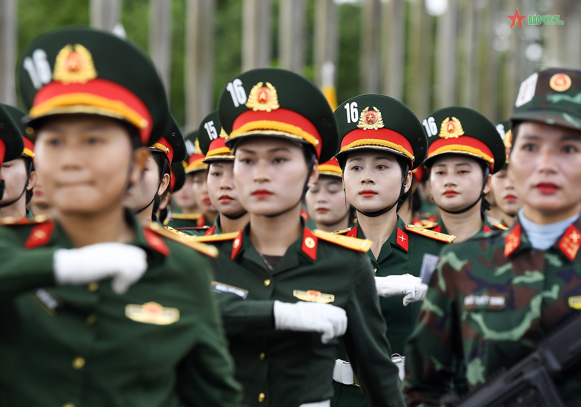 Các khối diễu binh, diễu hành trong nhiệm vụ A80 hợp luyện lần thứ nhất- Ảnh 10.