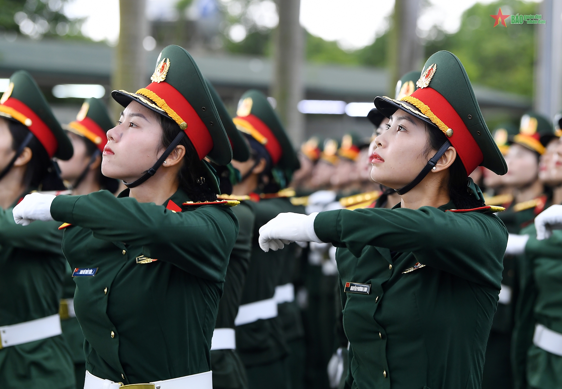 Các khối diễu binh, diễu hành trong nhiệm vụ A80 hợp luyện lần thứ nhất- Ảnh 8.