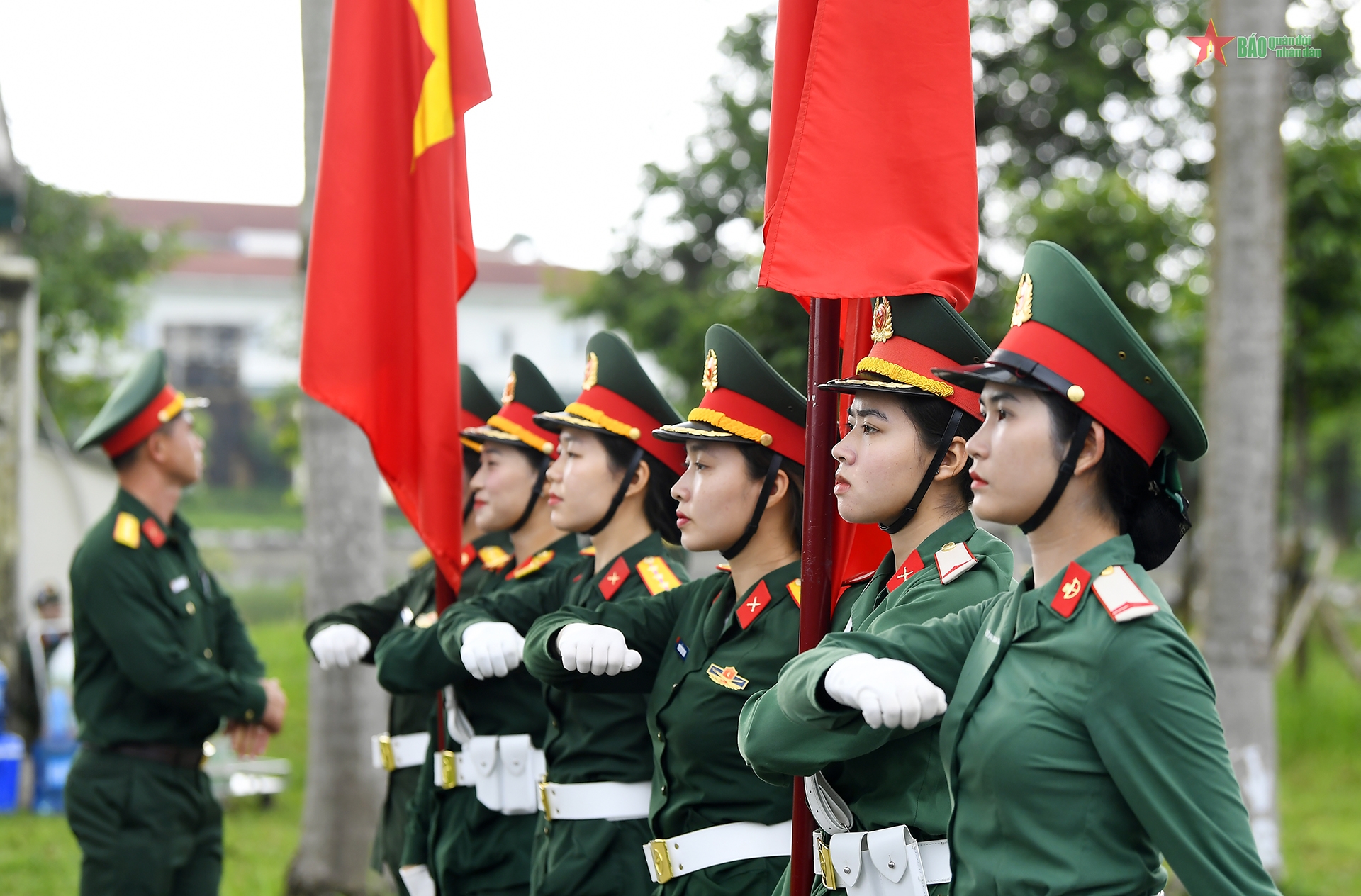 Các khối diễu binh, diễu hành trong nhiệm vụ A80 hợp luyện lần thứ nhất- Ảnh 6.