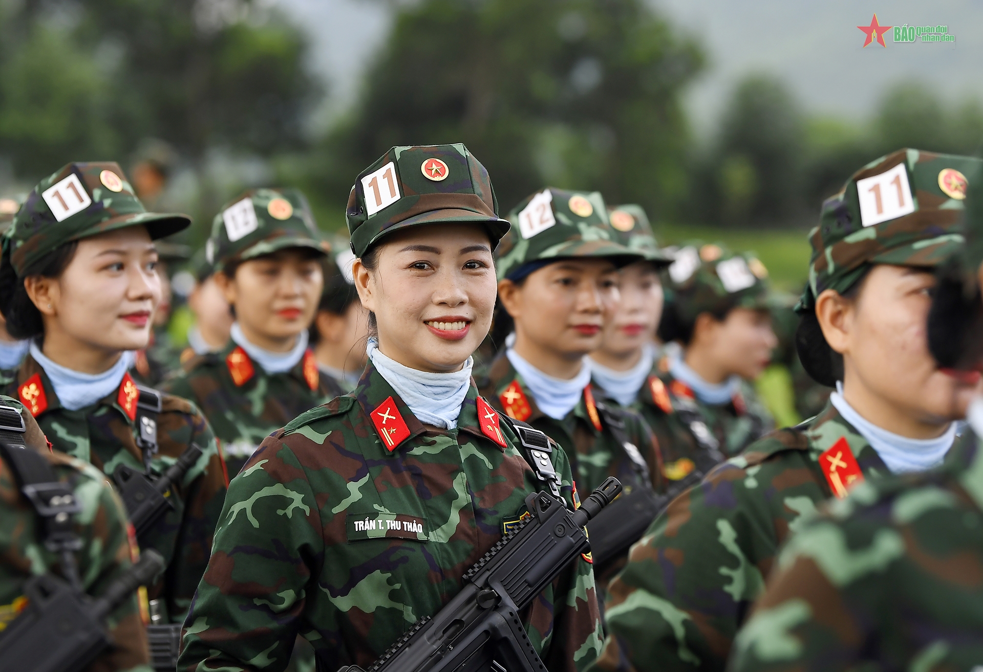 Các khối diễu binh, diễu hành trong nhiệm vụ A80 hợp luyện lần thứ nhất- Ảnh 12.