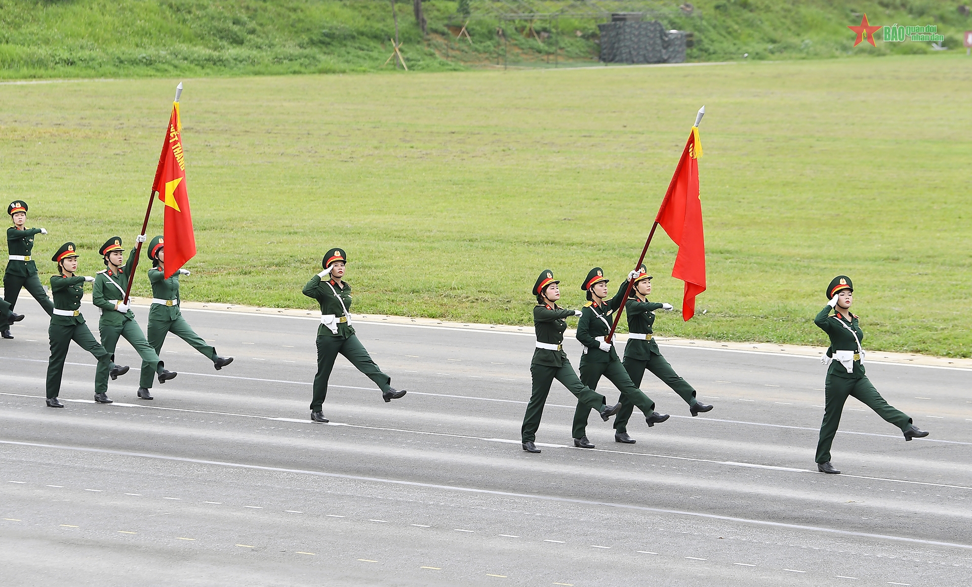 Các khối diễu binh, diễu hành trong nhiệm vụ A80 hợp luyện lần thứ nhất- Ảnh 18.