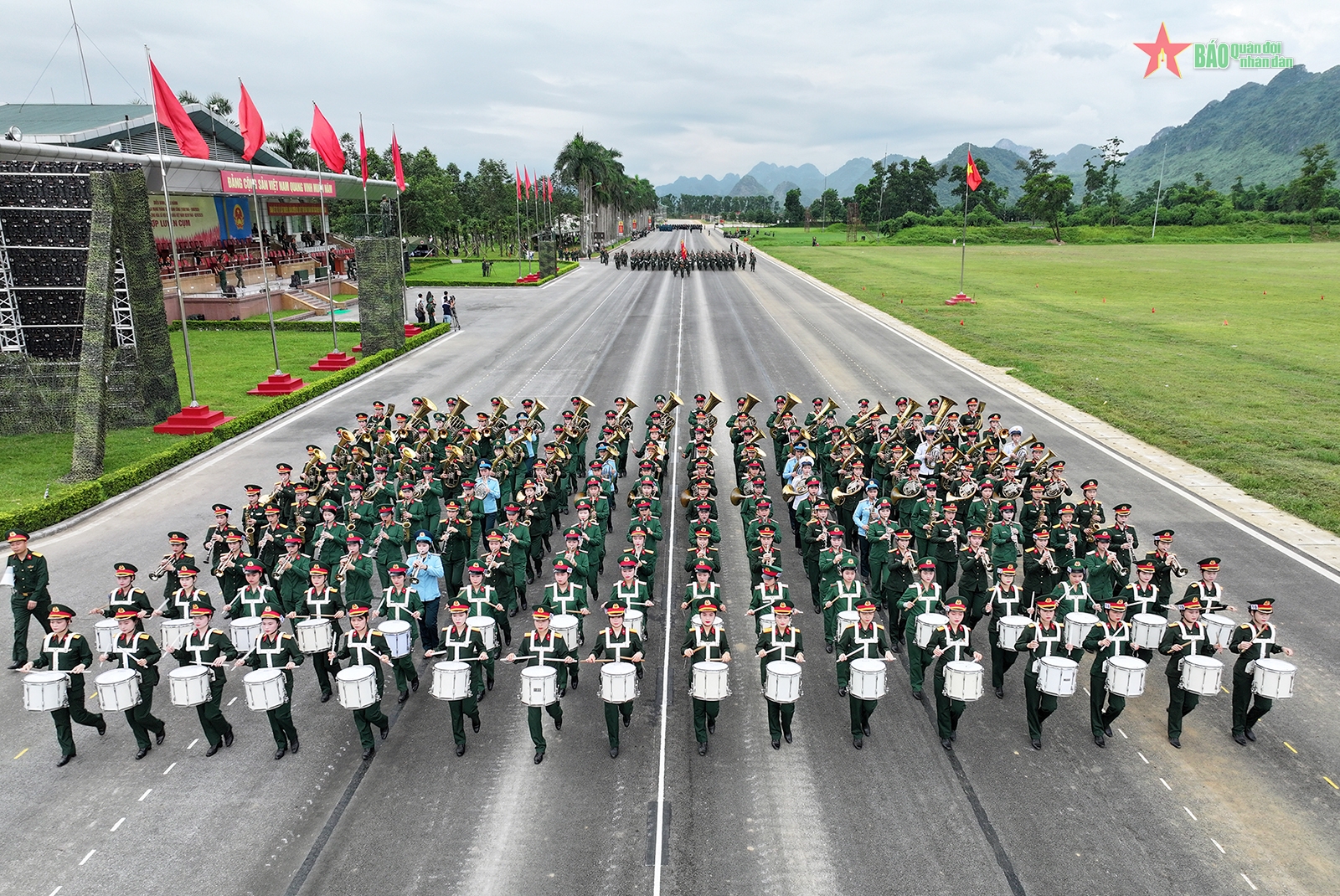 Các khối diễu binh, diễu hành trong nhiệm vụ A80 hợp luyện lần thứ nhất- Ảnh 15.