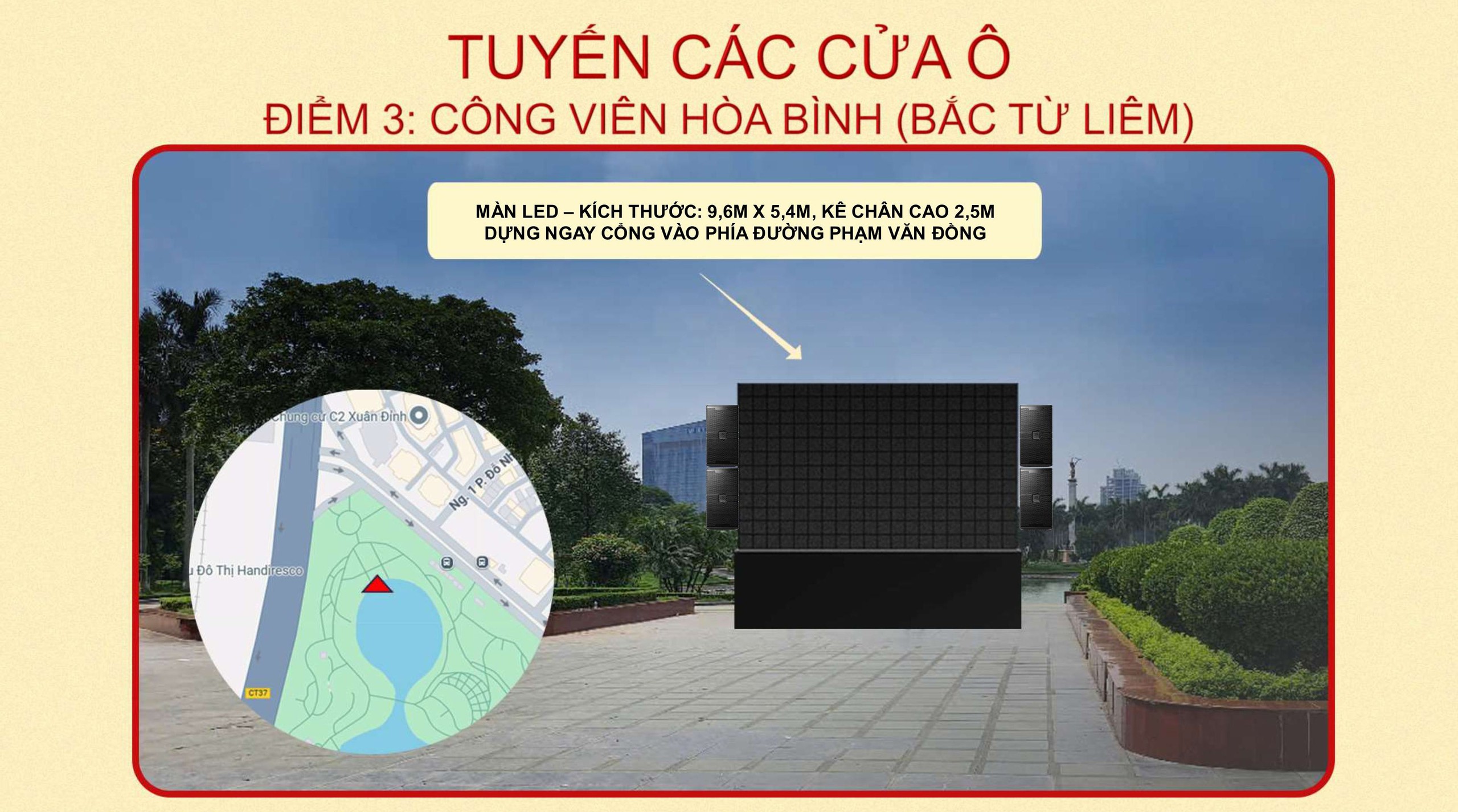 17 vị trí lắp màn hình LED trên đường phố để xem truyền hình trực tiếp diễu binh, diễu hành, lễ kỷ niệm ở đâu?- Ảnh 15.