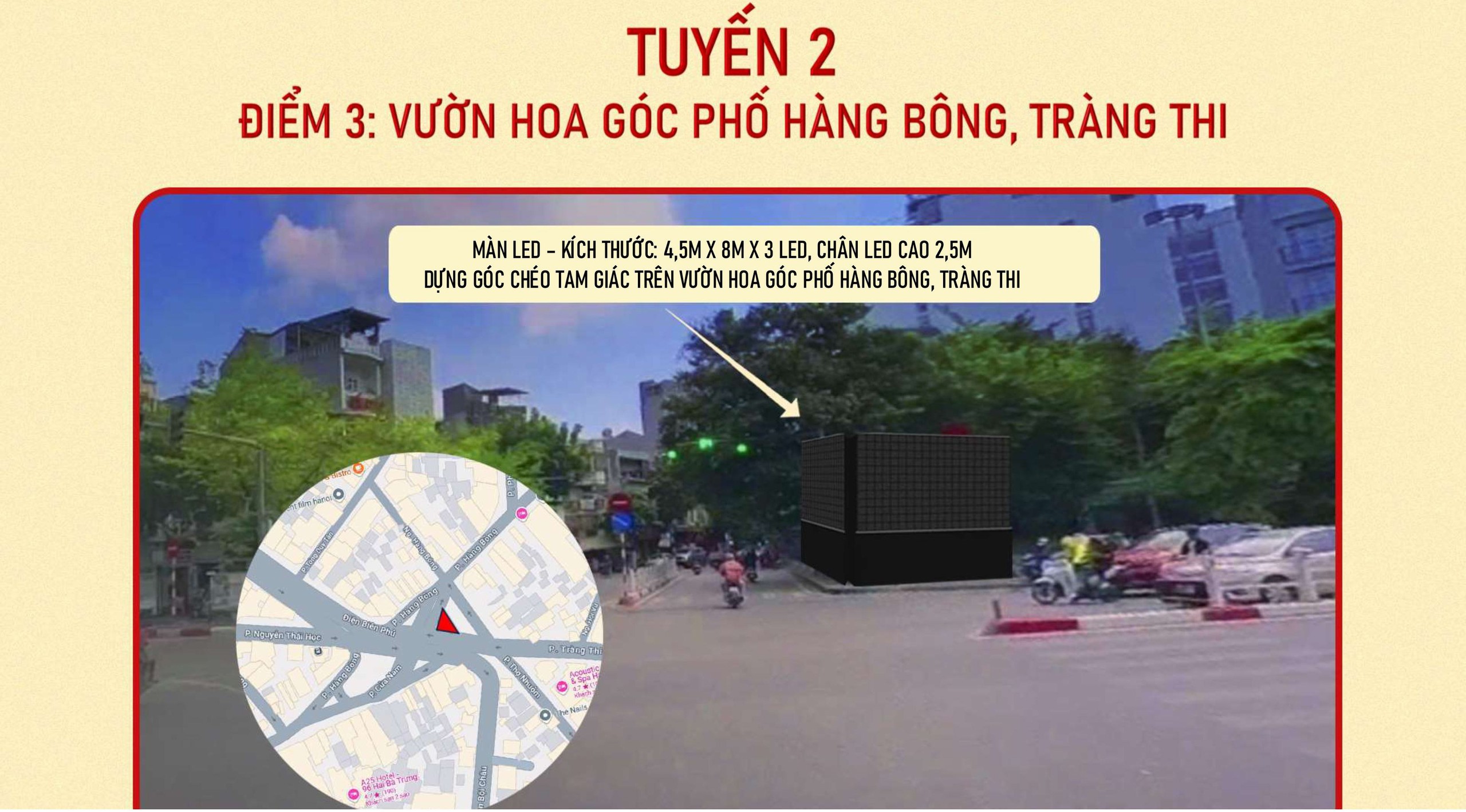 17 vị trí lắp màn hình LED trên đường phố để xem truyền hình trực tiếp diễu binh, diễu hành, lễ kỷ niệm ở đâu?- Ảnh 8.