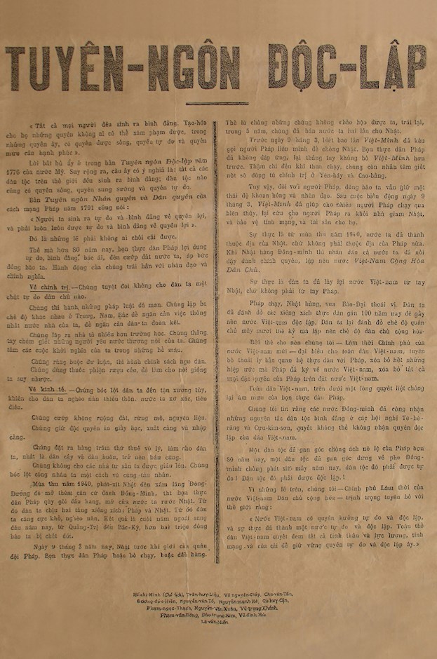 Toàn văn bản Tuyên ngôn độc lập ngày 2/9/1945- Ảnh 1.