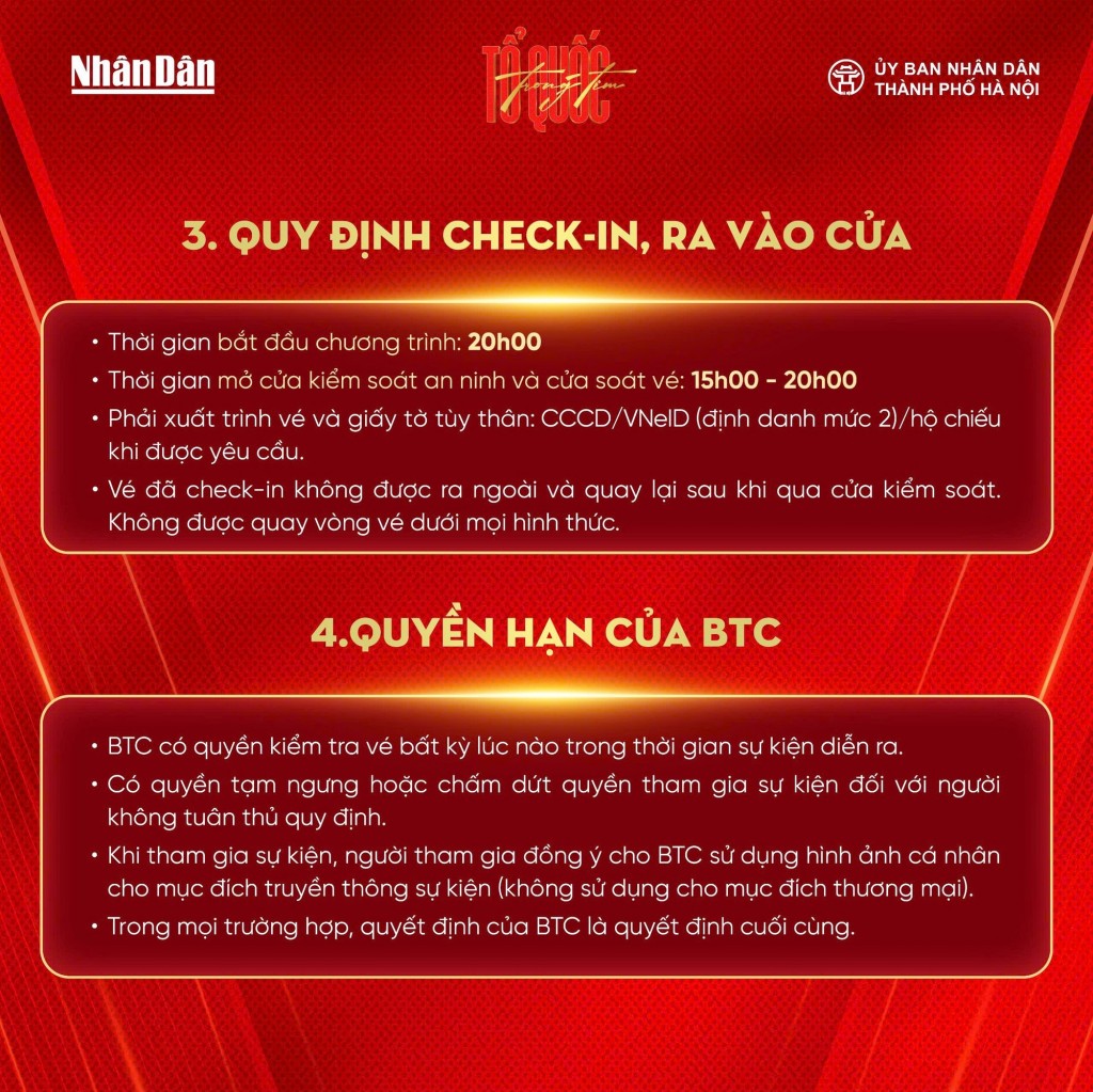 Những điều cần lưu ý để sẵn sàng hòa nhịp "Tổ quốc trong tim"- Ảnh 6. Những điều cần lưu ý để sẵn sàng hòa nhịp "Tổ quốc trong tim"- Ảnh 6.