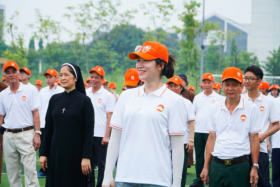 Gặp mặt động viên khối Đại Đoàn kết toàn dân tộc tham gia diễu hành- Ảnh 9.