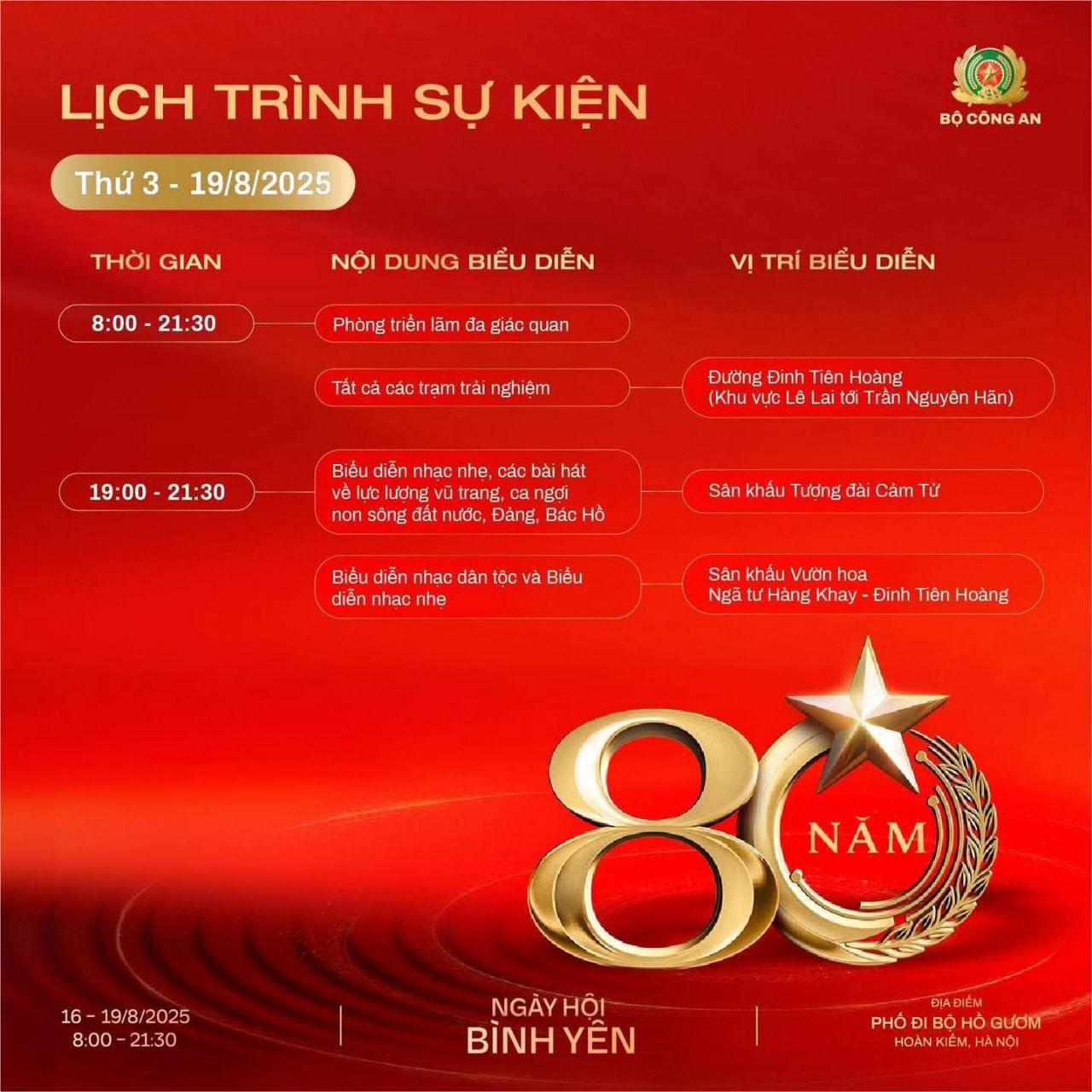 Lịch trình và địa điểm tổ chức Chương trình "Ngày hội bình yên"- Ảnh 4. Lịch trình và địa điểm tổ chức Chương trình "Ngày hội bình yên"- Ảnh 4.