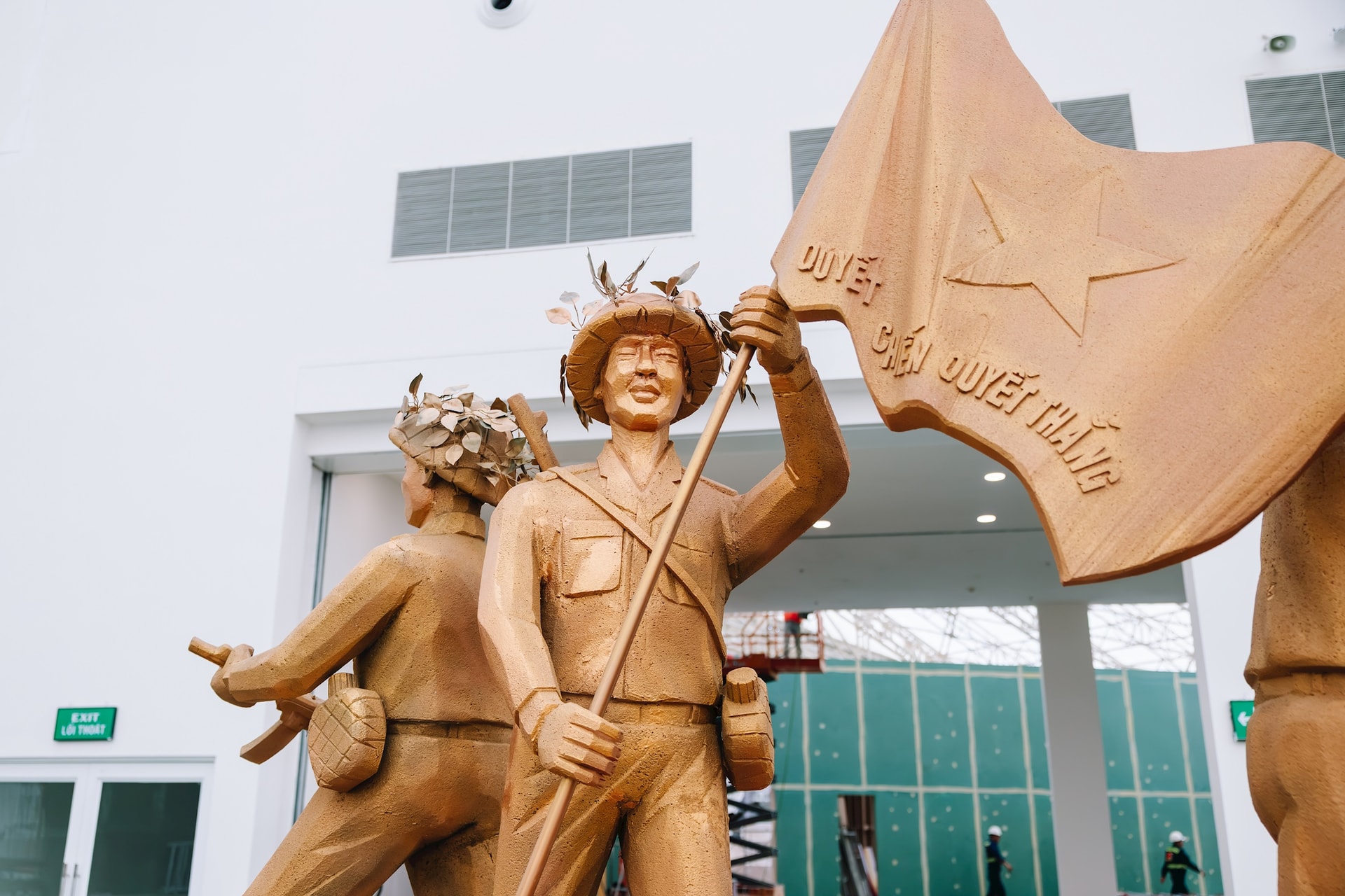 Gấp rút hoàn thành các khu trưng bày, triển lãm thành tựu của đất nước nhân 80 năm Quốc khánh 2-9- Ảnh 15. Gấp rút hoàn thành các khu trưng bày, triển lãm thành tựu của đất nước nhân 80 năm Quốc khánh 2-9- Ảnh 15.