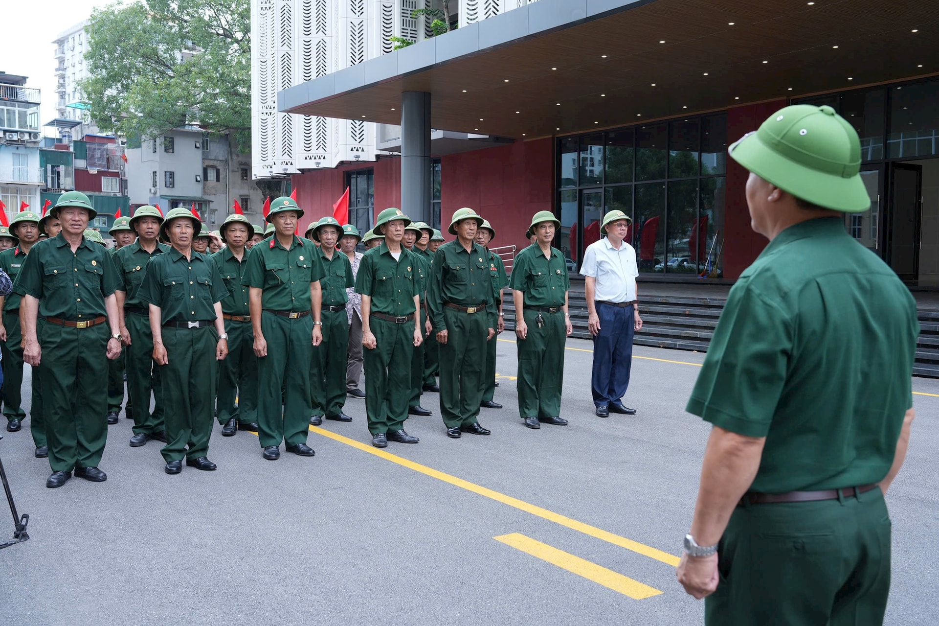 Quyết tâm hoàn thành nhiệm vụ A80 của khối diễu hành “đặc biệt”- Ảnh 1. Quyết tâm hoàn thành nhiệm vụ A80 của khối diễu hành “đặc biệt”- Ảnh 1.