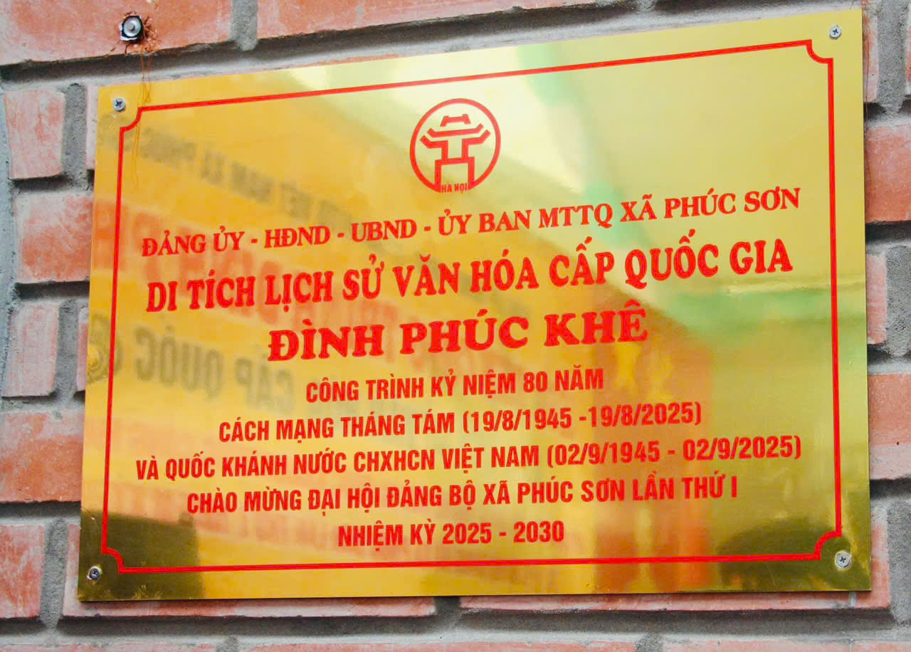 Xã Phúc Sơn long trọng tổ chức Lễ gắn biển công trình di tích lịch sử - văn hóa đình Phúc Khê- Ảnh 4.