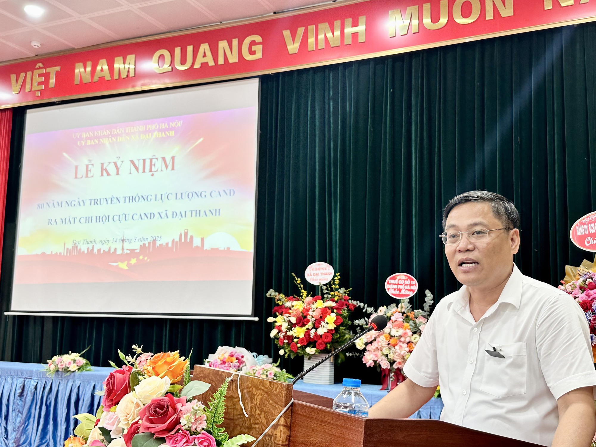 Công an xã Đại Thanh long trọng tổ chức lễ kỷ niệm 80 năm Ngày truyền thống Công an nhân dân Việt Nam (19/8/1945 - 19/8/2025)- Ảnh 5.