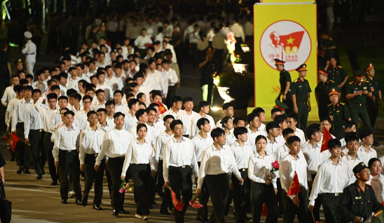 Tổng hợp luyện diễu binh diễu hành lần 1: Quảng trường Ba Đình lên đèn, tất cả đã sẵn sàng!- Ảnh 5.
