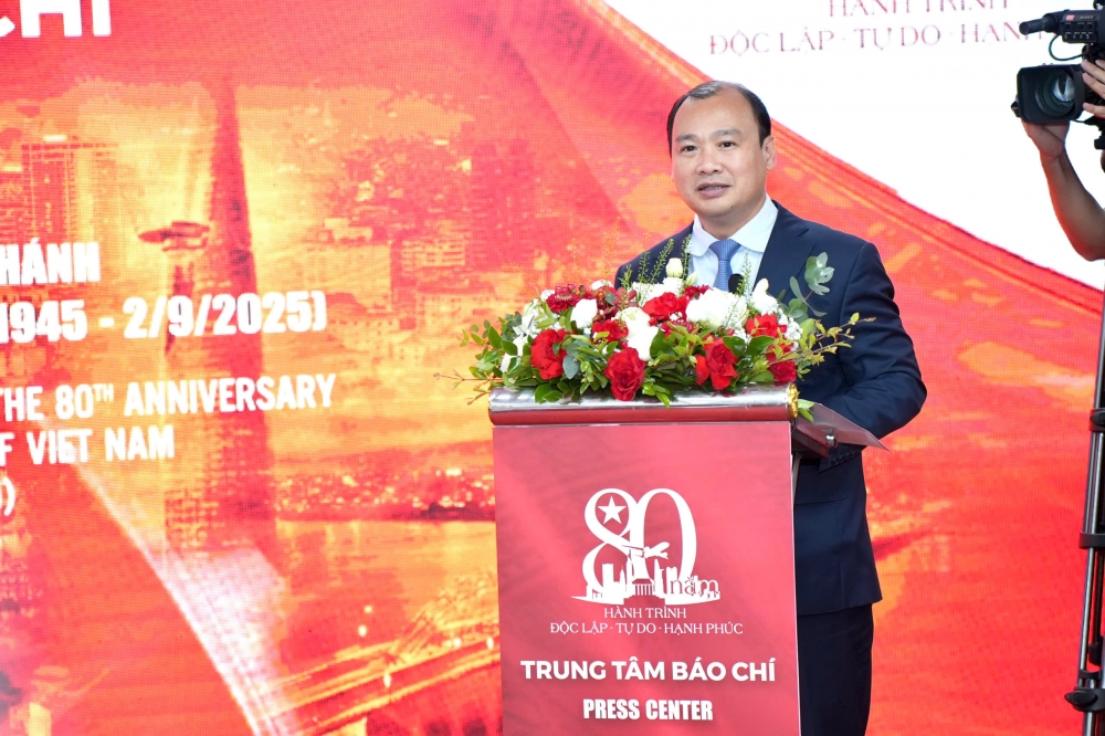 Khai trương Trung tâm Báo chí triển lãm thành tựu đất nước- Ảnh 1. Khai trương Trung tâm Báo chí triển lãm thành tựu đất nước- Ảnh 1.