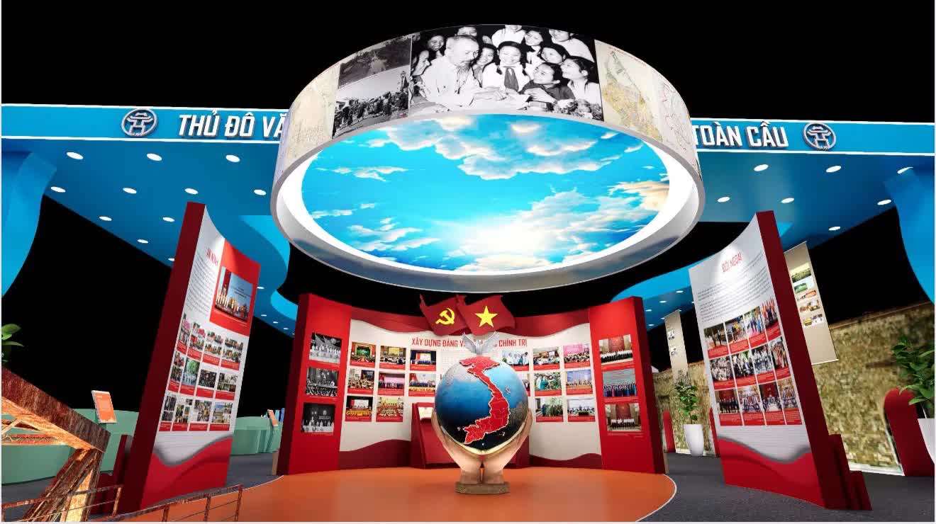 Hà Nội mang dấu ấn Thủ đô văn hiến, anh hùng đến Triển lãm Quốc gia "80 năm Độc lập - Tự do - Hạnh phúc"- Ảnh 3. Hà Nội mang dấu ấn Thủ đô văn hiến, anh hùng đến Triển lãm Quốc gia "80 năm Độc lập - Tự do - Hạnh phúc"- Ảnh 3.