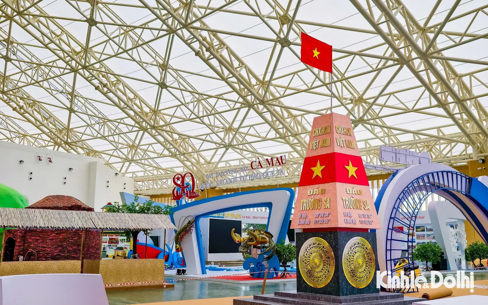 Chiêm ngưỡng bên trong khu triển lãm thành tựu đất nước trước ngày khai mạc- Ảnh 7. Chiêm ngưỡng bên trong khu triển lãm thành tựu đất nước trước ngày khai mạc- Ảnh 7.