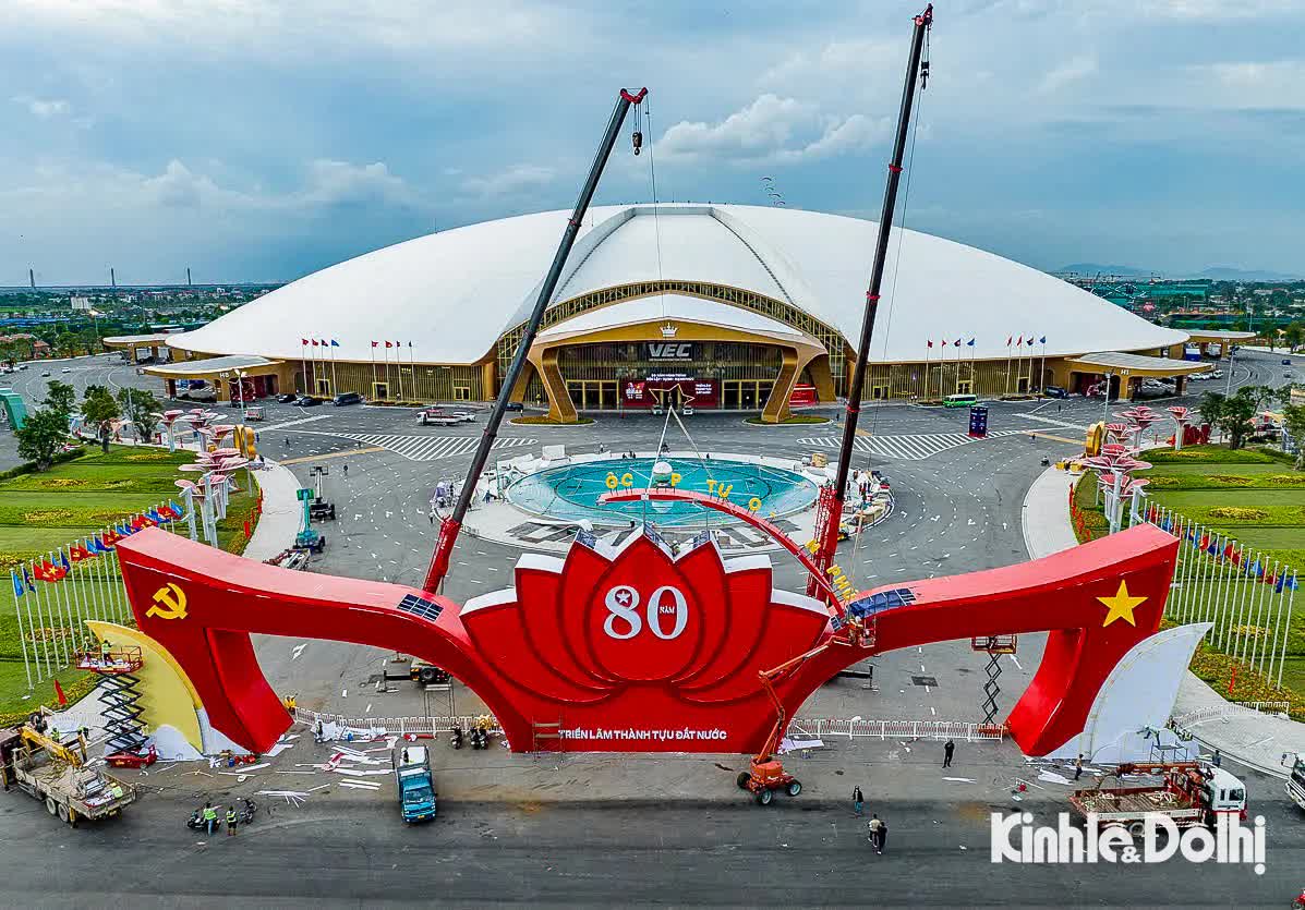 Chiêm ngưỡng bên trong khu triển lãm thành tựu đất nước trước ngày khai mạc- Ảnh 20. Chiêm ngưỡng bên trong khu triển lãm thành tựu đất nước trước ngày khai mạc- Ảnh 20.