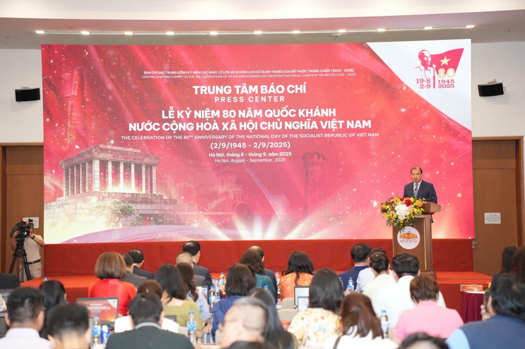 Khai trương Trung tâm báo chí tuyên truyền sự kiện A80- Ảnh 3. Khai trương Trung tâm báo chí tuyên truyền sự kiện A80- Ảnh 3.