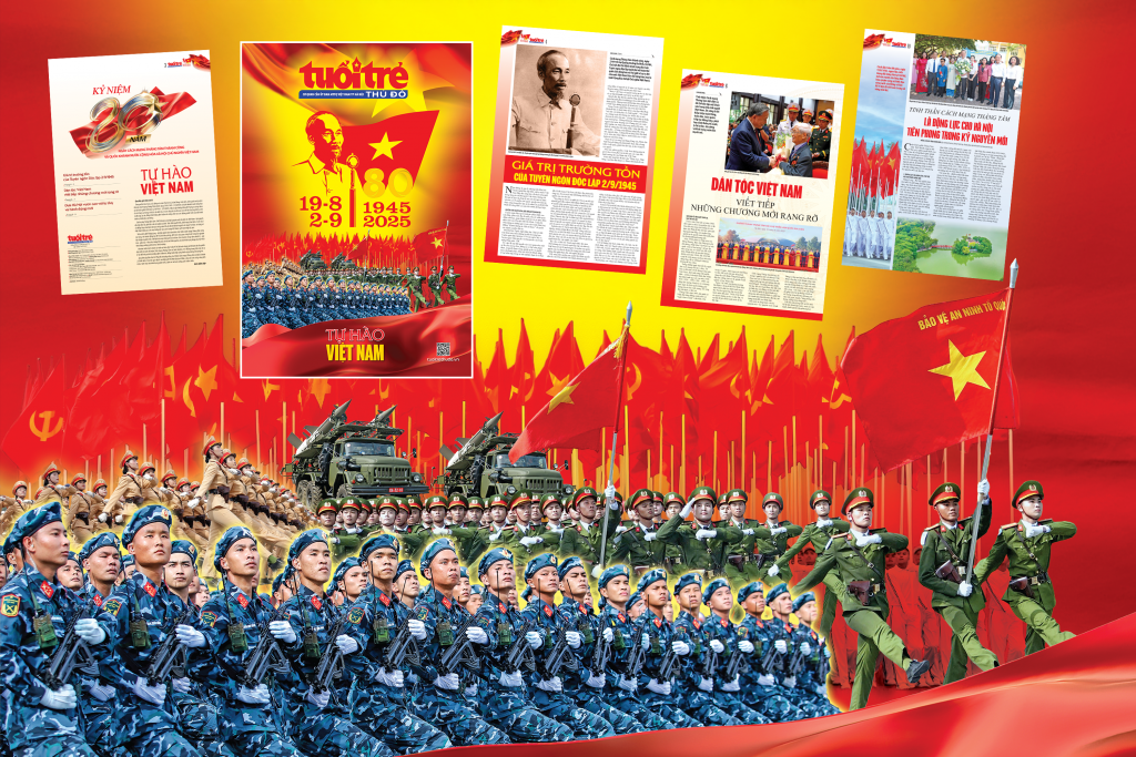 "Tự hào Việt Nam" - Ấn phẩm đặc biệt của Báo Tuổi trẻ Thủ đô chào mừng 80 năm Quốc khánh- Ảnh 1. "Tự hào Việt Nam" - Ấn phẩm đặc biệt của Báo Tuổi trẻ Thủ đô chào mừng 80 năm Quốc khánh- Ảnh 1.