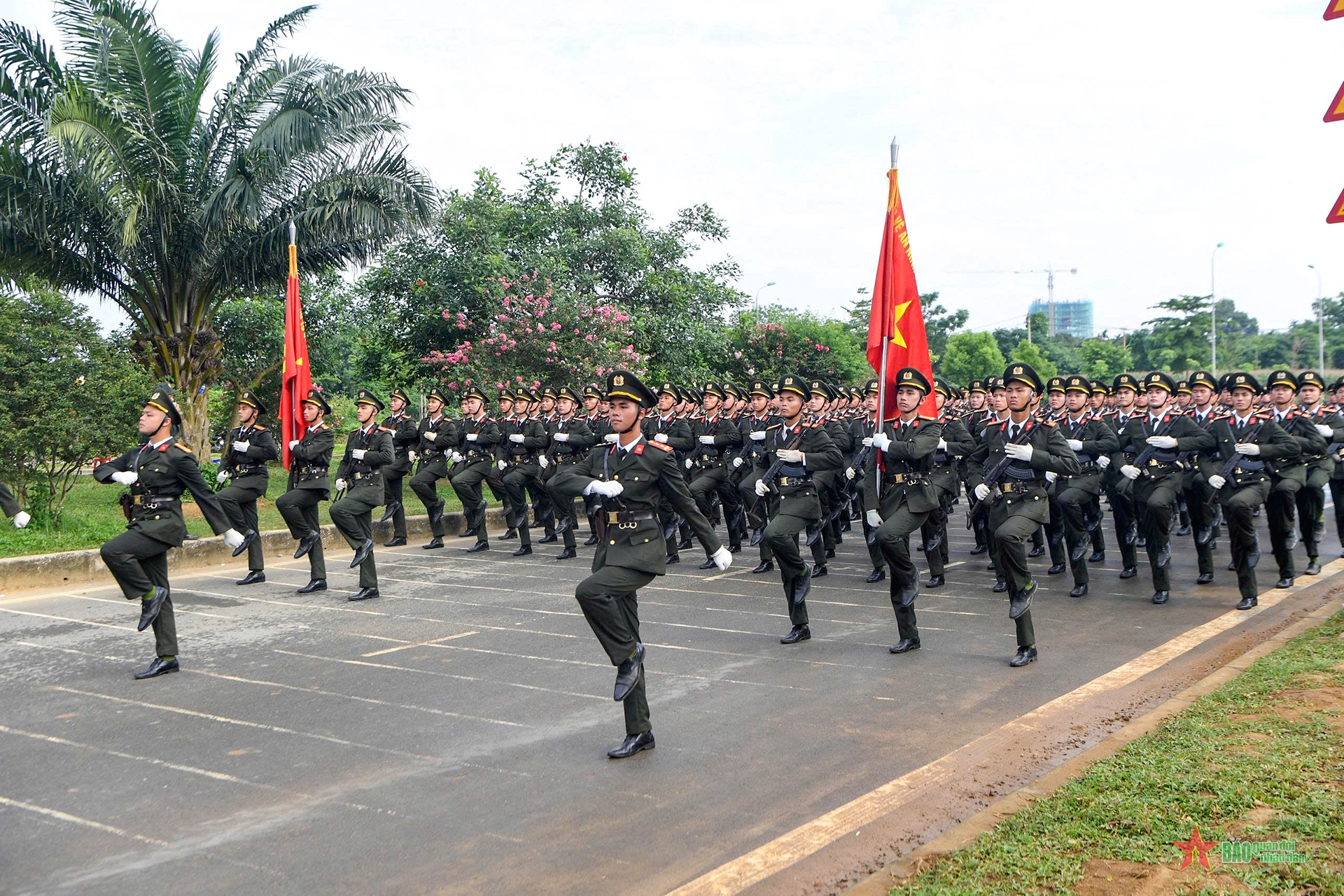 Các khối diễu binh, diễu hành Công an nhân dân tích cực luyện tập- Ảnh 11.