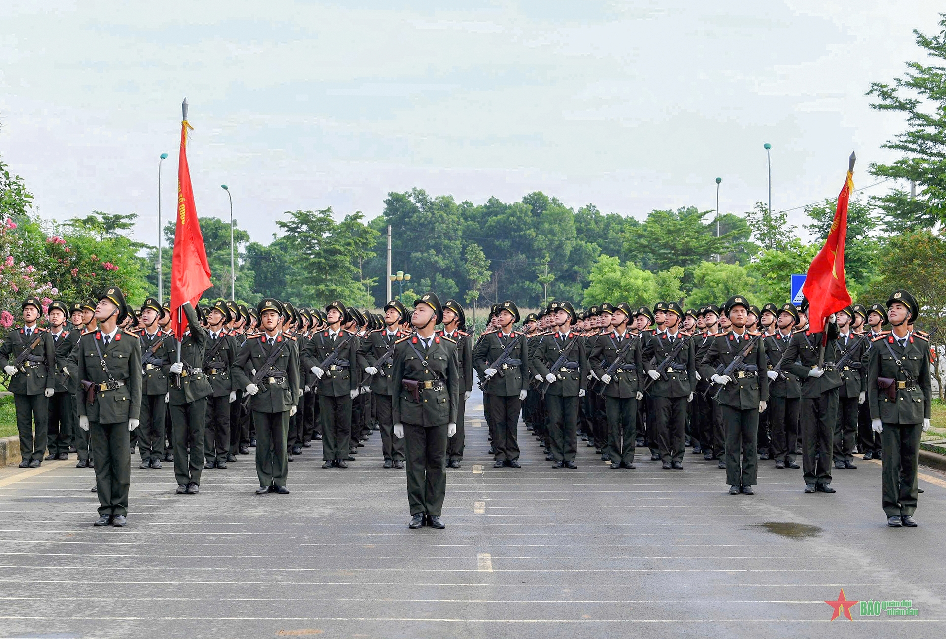 Các khối diễu binh, diễu hành Công an nhân dân tích cực luyện tập- Ảnh 10.