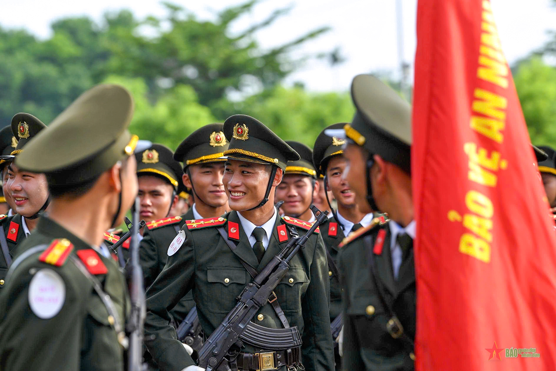 Các khối diễu binh, diễu hành Công an nhân dân tích cực luyện tập- Ảnh 23.