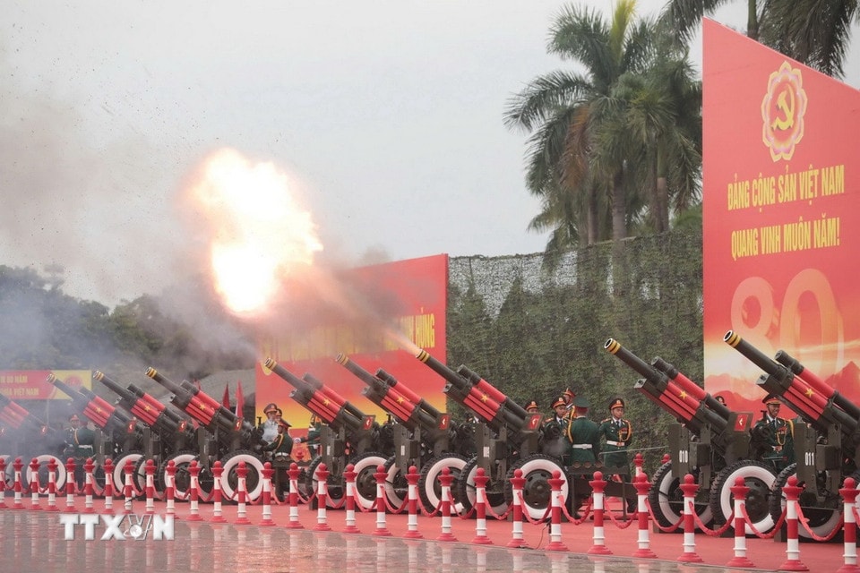 Tổng duyệt lễ kỷ niệm, diễu binh, diễu hành sự kiện A80- Ảnh 5. Tổng duyệt lễ kỷ niệm, diễu binh, diễu hành sự kiện A80- Ảnh 5.