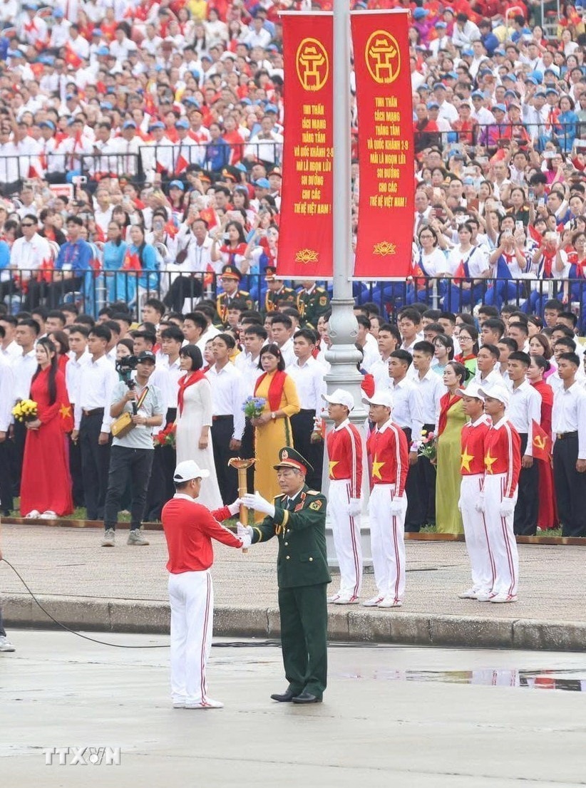 Tổng duyệt lễ kỷ niệm, diễu binh, diễu hành sự kiện A80- Ảnh 7. Tổng duyệt lễ kỷ niệm, diễu binh, diễu hành sự kiện A80- Ảnh 7.