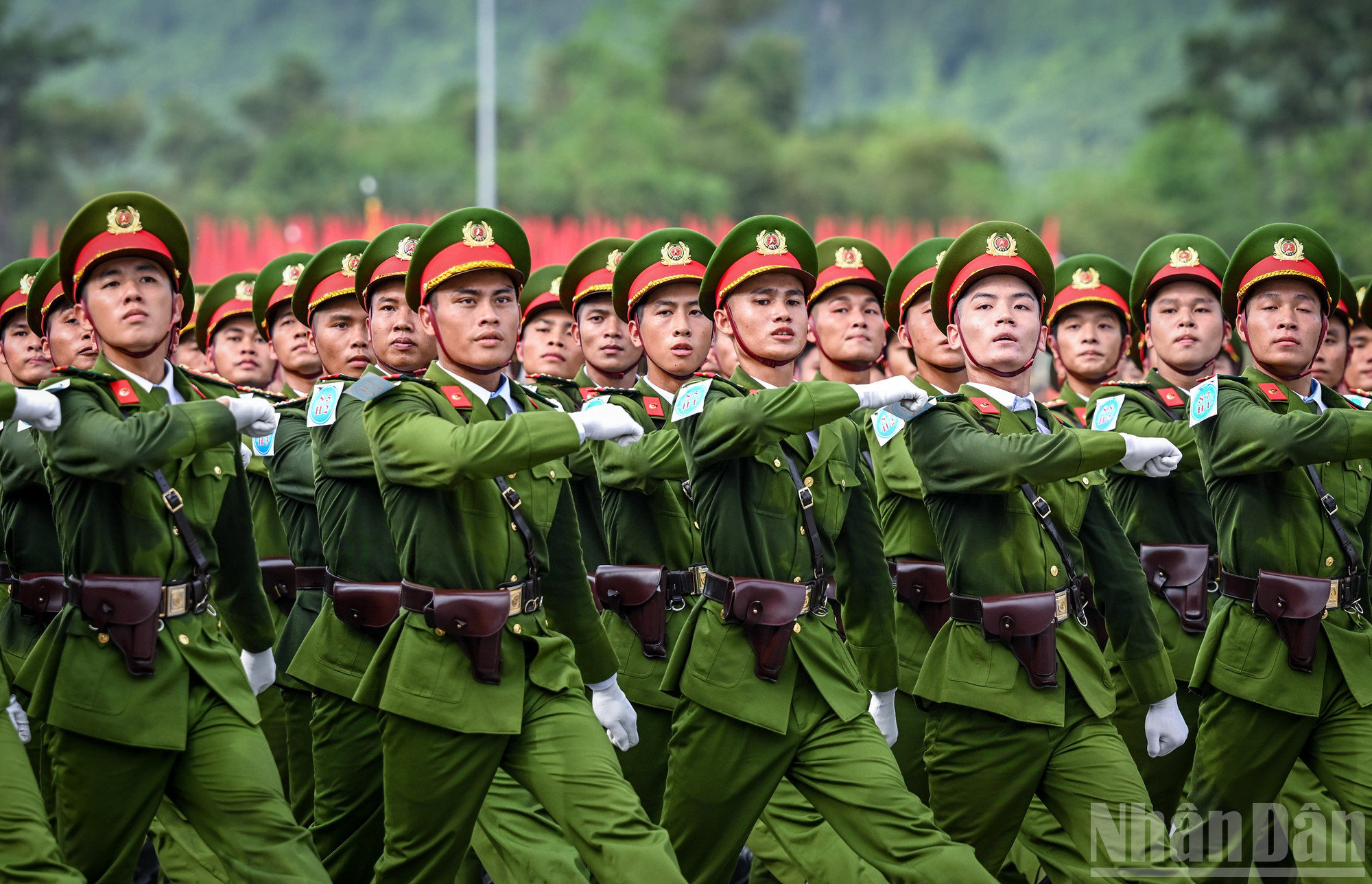 [Ảnh] Hình ảnh các chiến sĩ trong buổi tổng hợp luyện diễu binh, diễu hành lần hai sự kiện A80- Ảnh 24.