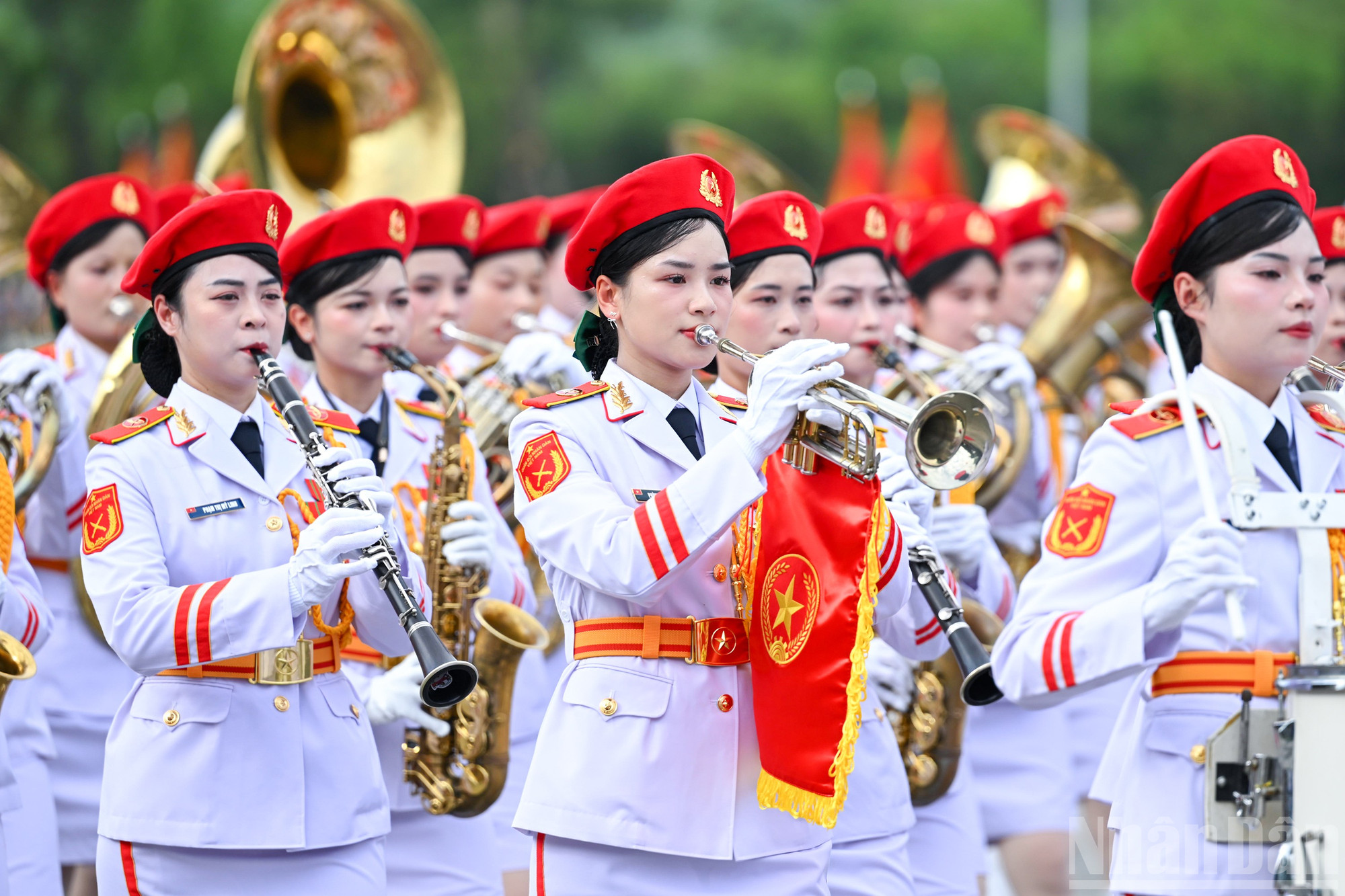 [Ảnh] Hình ảnh các chiến sĩ trong buổi tổng hợp luyện diễu binh, diễu hành lần hai sự kiện A80- Ảnh 5.