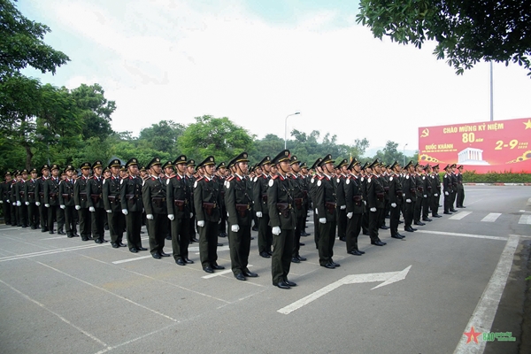Public Security Force in Joint Rehearsal for Grand Parade- Ảnh 1.