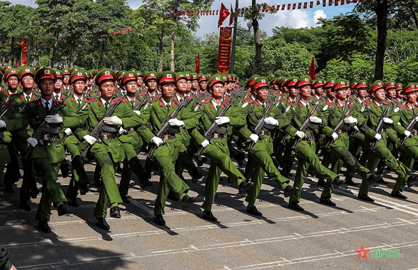 Public Security Force in Joint Rehearsal for Grand Parade- Ảnh 12.