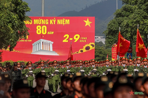 Public Security Force in Joint Rehearsal for Grand Parade- Ảnh 17.