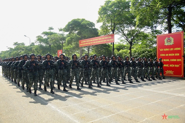 Public Security Force in Joint Rehearsal for Grand Parade- Ảnh 23.
