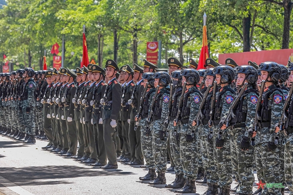 Public Security Force in Joint Rehearsal for Grand Parade- Ảnh 3.