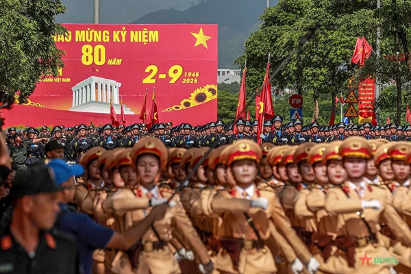 Public Security Force in Joint Rehearsal for Grand Parade- Ảnh 31.