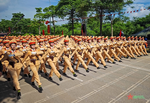 Public Security Force in Joint Rehearsal for Grand Parade- Ảnh 32.