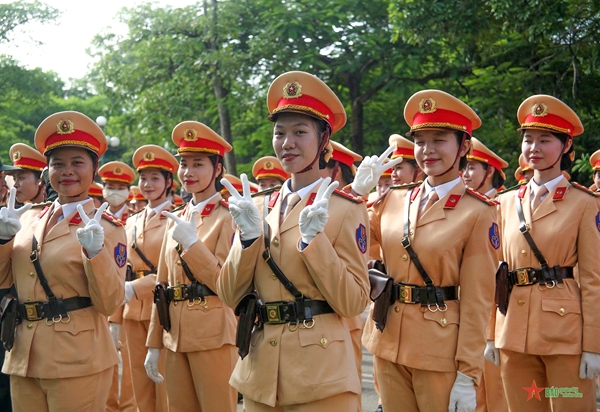 Public Security Force in Joint Rehearsal for Grand Parade- Ảnh 33.