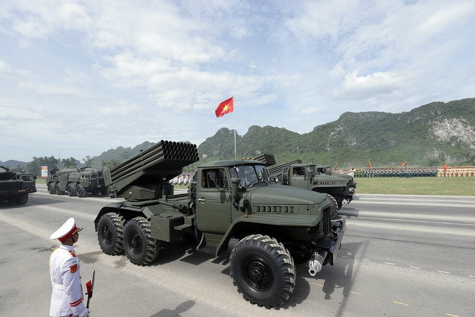 Up-close view of military hardware in National Day parade rehearsal- Ảnh 4.