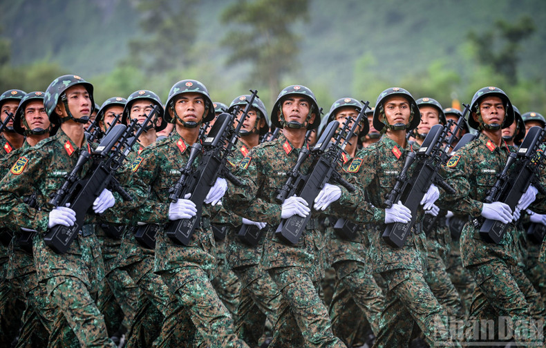 [In Pictures] Images of soldiers at second parade rehearsal for A80 event- Ảnh 10.