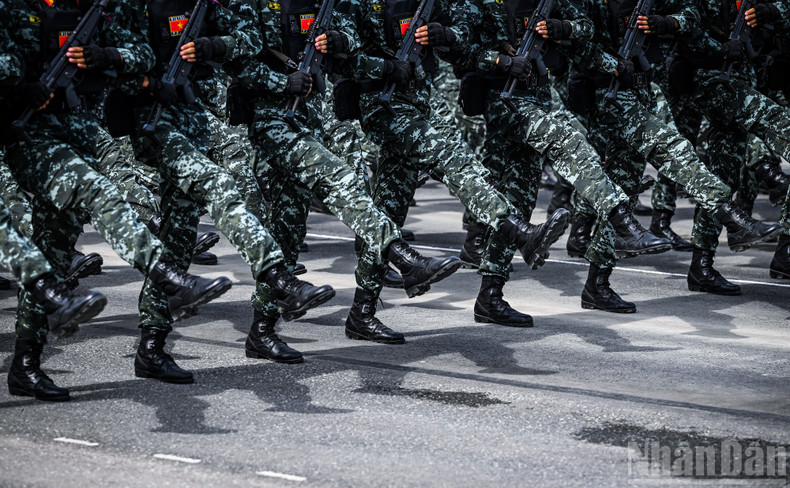 [In Pictures] Images of soldiers at second parade rehearsal for A80 event- Ảnh 26.