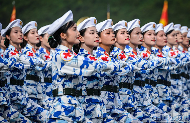 [In Pictures] Images of soldiers at second parade rehearsal for A80 event- Ảnh 9.