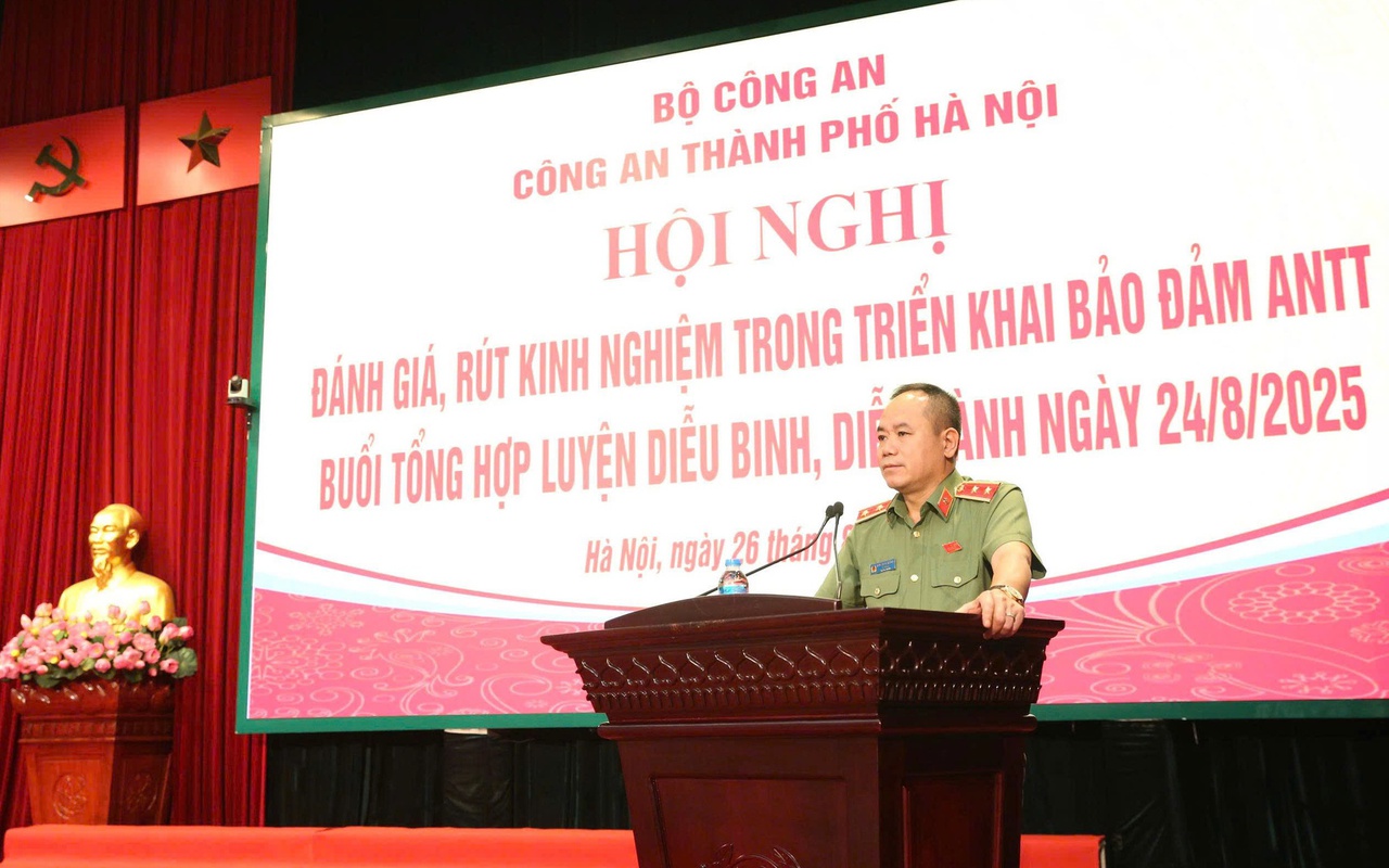 Công an Hà Nội tập trung tối đa lực lượng, phương tiện đảm bảo tuyệt đối an ninh, an toàn Lễ kỷ niệm A80