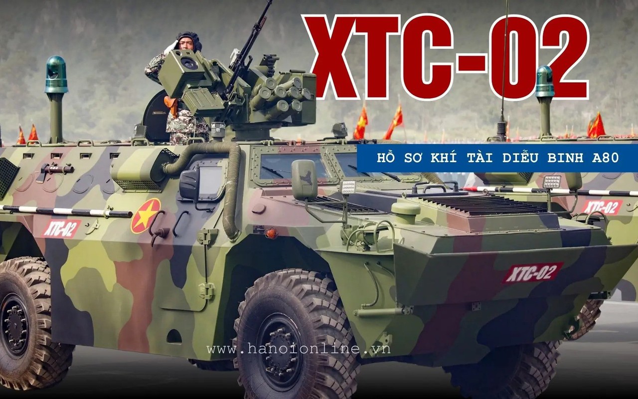 XTC-02 trang bị tháp vũ khí điều khiển từ xa (RCWS)