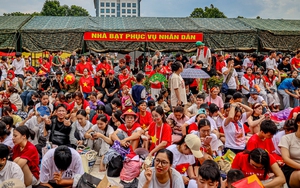 10 nhà bạt dã chiến sẵn sàng phục vụ Nhân dân tham dự Lễ diễu binh, diễu hành A80