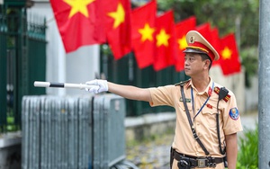THÔNG BÁO MỚI NHẤT: Công an TP Hà Nội phân luồng giao thông phục vụ Tổng duyệt diễu binh ngày 30/8