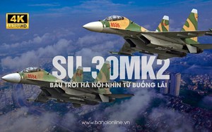 Toàn bộ một chuyến bay biểu diễn của Su-30MK2 trên bầu trời Hà Nội